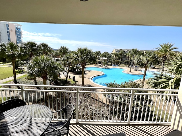 1751 Scenic Highway 98 Unit 212, Destin, FL 32541 - balcony featuring view of pool area and a patio area