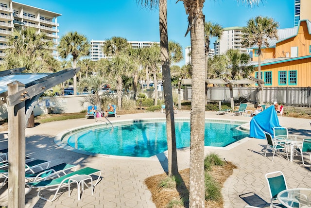 1751 Scenic Highway 98 Unit 212, Destin, FL 32541 - community pool with fence and a patio