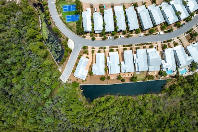 aerial view of property and surrounding area