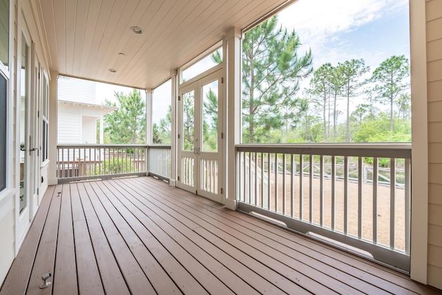 view of deck