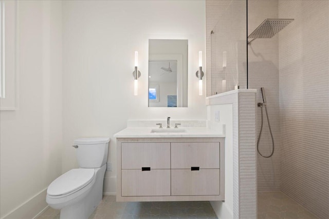 160 Heritage Dunes Ln S, Santa Rosa Beach, FL 32459 - full bathroom with toilet, baseboards, and a walk in shower
