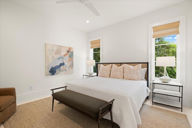 160 Heritage Dunes Ln S, Santa Rosa Beach, FL 32459 - carpeted bedroom featuring baseboards, multiple windows, and recessed lighting