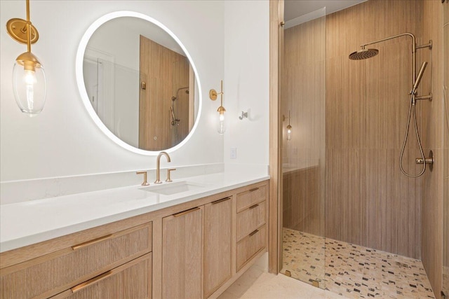 160 Heritage Dunes Ln S, Santa Rosa Beach, FL 32459 - bathroom with vanity and tiled shower