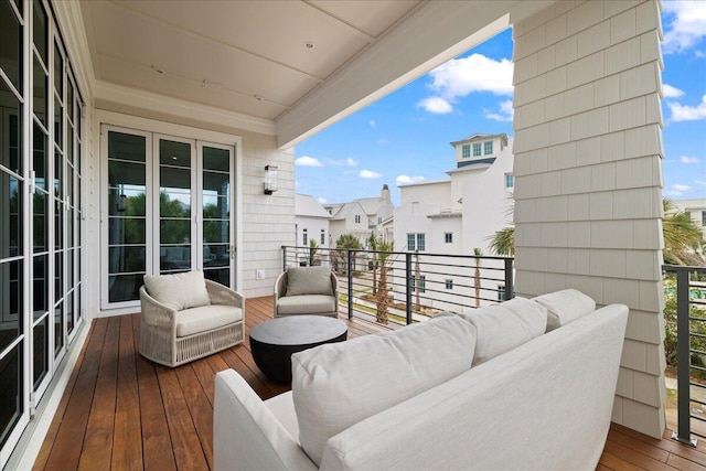 160 Heritage Dunes Ln S, Santa Rosa Beach, FL 32459 - balcony featuring outdoor lounge area and a residential view