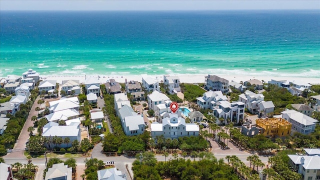 160 Heritage Dunes Ln S, Santa Rosa Beach, FL 32459 - aerial view with a water view, a beach view, and a residential view