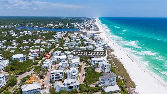 160 Heritage Dunes Ln S, Santa Rosa Beach, FL 32459 - bird's eye view with a water view and a beach view