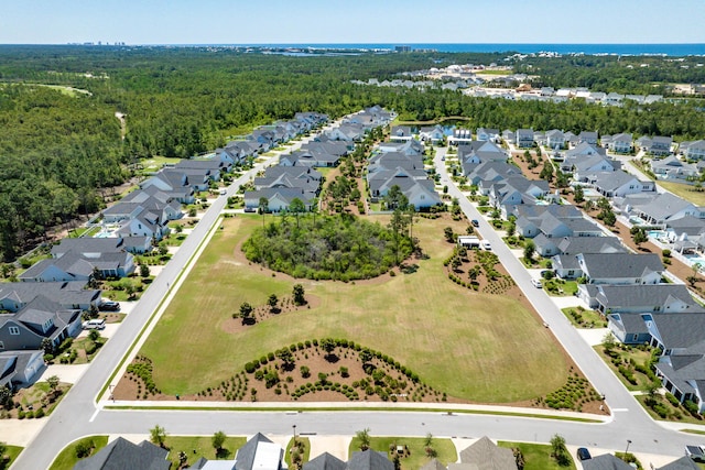 90 Basal St, Inlet Beach, FL 32461 - aerial view of residential area featuring a forest