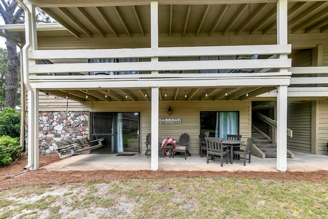 220 N Driftwood Bay Dr Unit 40A, Miramar Beach, FL 32550 - rear view of house with a patio and a balcony