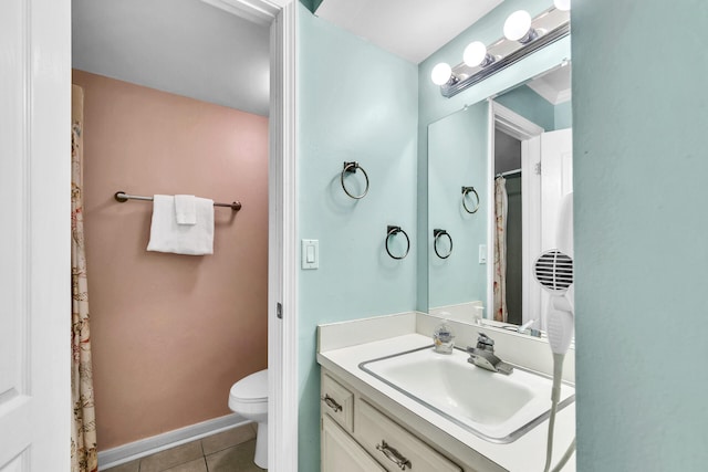 220 N Driftwood Bay Dr Unit 40A, Miramar Beach, FL 32550 - full bathroom with tile patterned flooring, toilet, and vanity