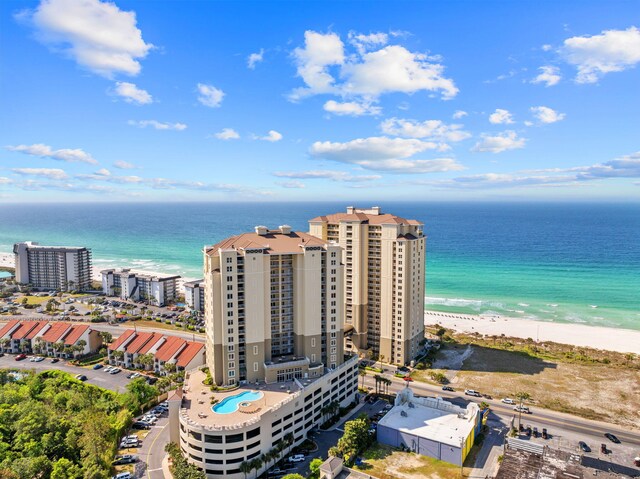 11807 Front Beach Rd # 1-309, Panama City Beach, FL 32407 - bird's eye view with a beach view and a water view