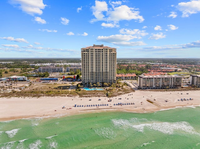 11807 Front Beach Rd # 1-309, Panama City Beach, FL 32407 - birds eye view of property with a beach view and a water view