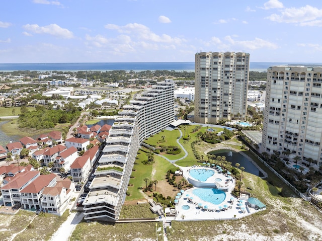 291 Scenic Gulf Dr Unit 900, Miramar Beach, FL 32550 - aerial view of a large body of water and a pool