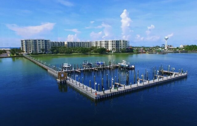 1517 Miracle Strip Pkwy Unit Ph01, Fort Walton Beach, FL 32548 - view of dock featuring a water view