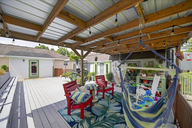 1192 Oakwood Lakes Blvd, Defuniak Springs, FL 32433 - view of deck