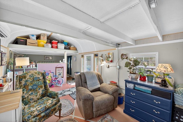 1192 Oakwood Lakes Blvd, Defuniak Springs, FL 32433 - sitting room featuring beam ceiling