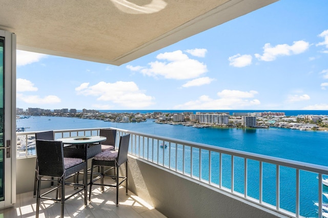 320 Harbor Blvd Unit 1201, Destin, FL 32541 - balcony with a view of city and a water view
