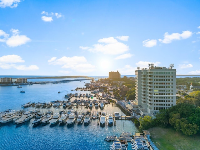 320 Harbor Blvd Unit 1201, Destin, FL 32541 - aerial view featuring a water view