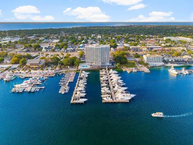 320 Harbor Blvd Unit 1201, Destin, FL 32541 - drone / aerial view featuring a water view