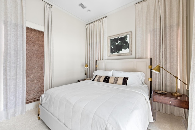 30 N Charles St, Inlet Beach, FL 32461 - bedroom featuring visible vents and ornamental molding