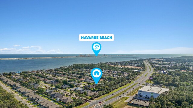 9124 Orlando Ave, Navarre, FL 32566 - aerial view of a nearby body of water and a main thoroughfare