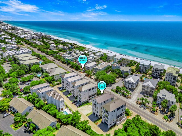 40 Cote D Azur Dr, Santa Rosa Beach, FL 32459 - birds eye view of property featuring a beach view and a water view