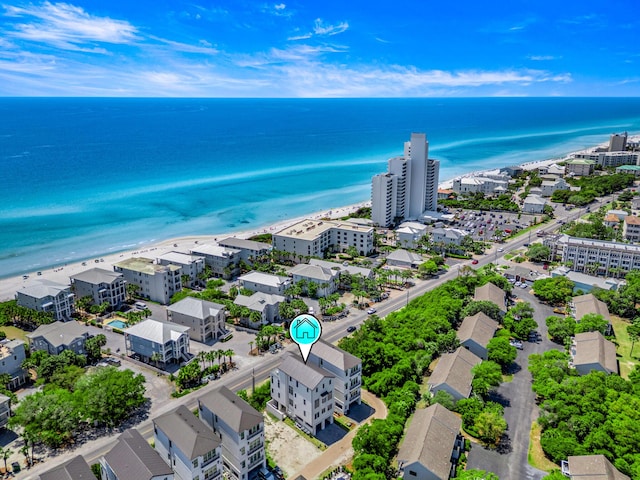 40 Cote D Azur Dr, Santa Rosa Beach, FL 32459 - aerial view featuring a beach view and a water view