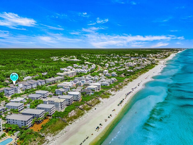 40 Cote D Azur Dr, Santa Rosa Beach, FL 32459 - drone / aerial view featuring a beach view and a water view