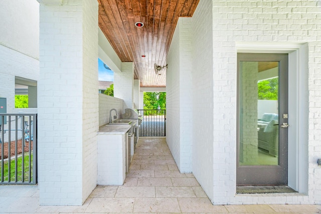 40 Cote D Azur Dr, Santa Rosa Beach, FL 32459 - view of patio featuring area for grilling and a sink