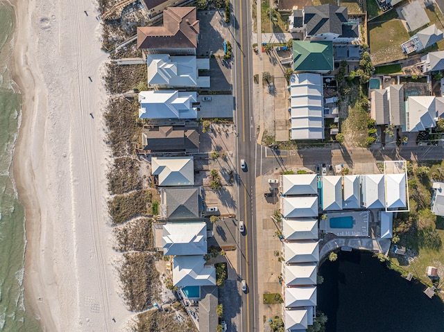 116 Riviera Dr, Panama City Beach, FL 32413 - drone / aerial view featuring a water view and a residential view