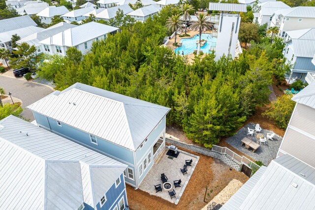 374 Gulfview Cir, Santa Rosa Beach, FL 32459 - drone / aerial view with a residential view