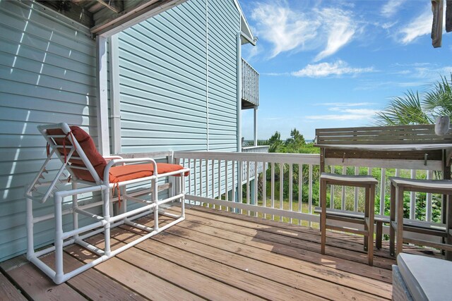 8522 Gulf Blvd Unit 20, Navarre, FL 32566 - view of wooden deck