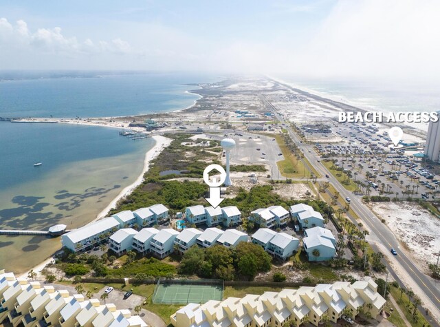 8522 Gulf Blvd Unit 20, Navarre, FL 32566 - bird's eye view with a water view