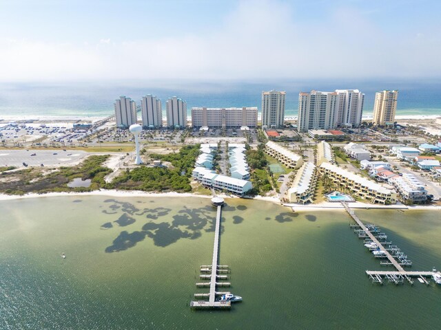 8522 Gulf Blvd Unit 20, Navarre, FL 32566 - birds eye view of property with a city view and a water view