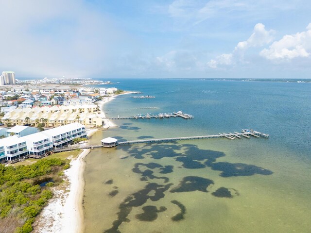 8522 Gulf Blvd Unit 20, Navarre, FL 32566 - drone / aerial view featuring a water view