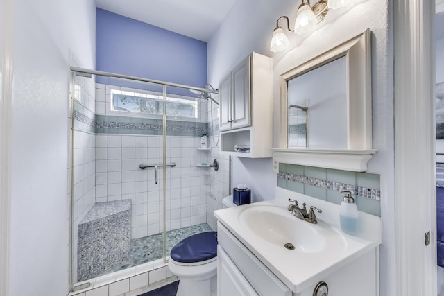 226 Talquin Cv, Destin, FL 32541 - full bath featuring vanity, a stall shower, and toilet