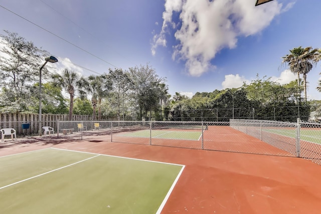 226 Talquin Cv, Destin, FL 32541 - view of tennis court featuring fence and community basketball court