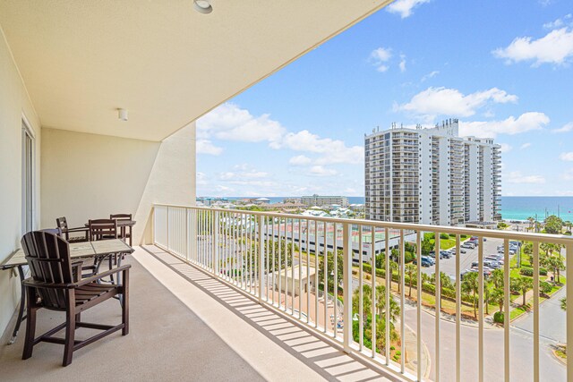 112 Seascape Dr Unit 707, Miramar Beach, FL 32550 - balcony with a water view