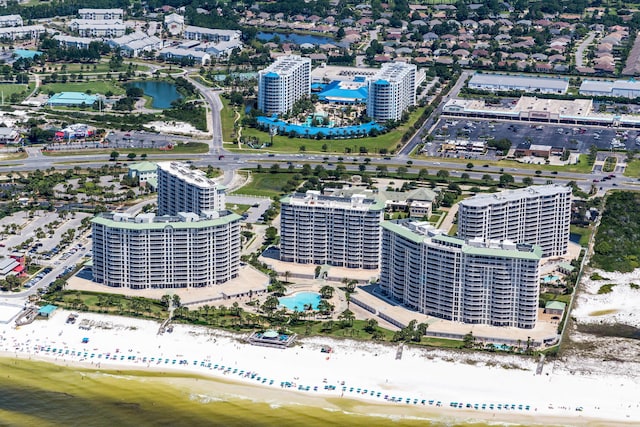 4207 Indian Bayou Trl Unit 2501, Destin, FL 32541 - drone / aerial view with a beach view and a water view