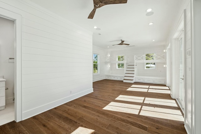 interior space featuring a wealth of natural light