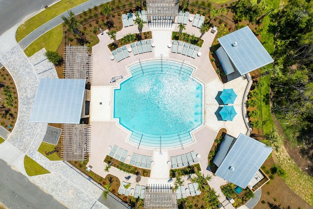 LOT39 String Lily Cv, Santa Rosa Beach, FL 32459 - drone / aerial view of a pool
