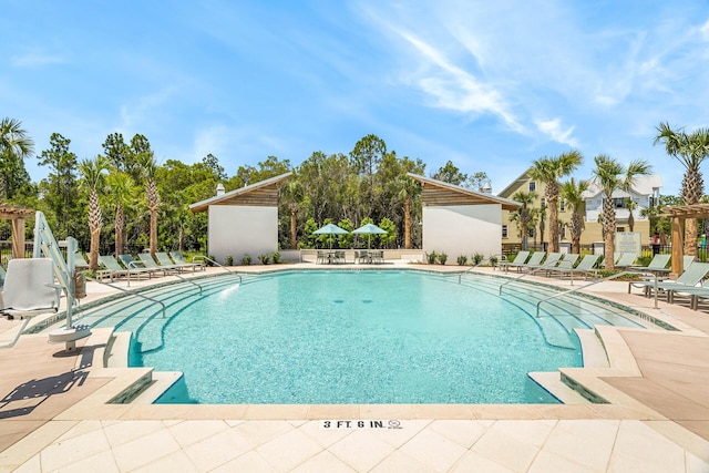 LOT39 String Lily Cv, Santa Rosa Beach, FL 32459 - community pool featuring a patio