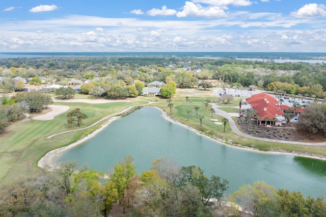 7008 Turnberry Cir, Navarre, FL 32566 - birds eye view of property featuring a water view and view of golf course