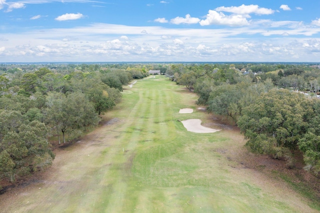7008 Turnberry Cir, Navarre, FL 32566 - bird's eye view with a view of trees and view of golf course