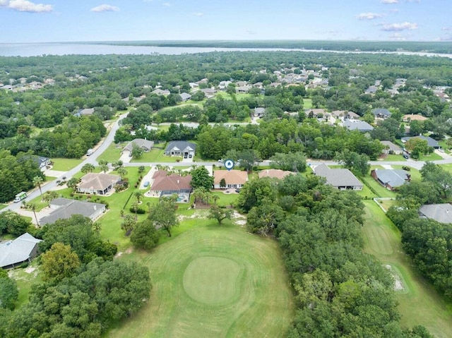 7008 Turnberry Cir, Navarre, FL 32566 - bird's eye view with a water view, a residential view, and view of golf course