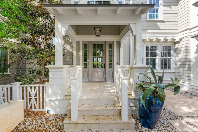 98 Compass Point Way, Inlet Beach, FL 32461 - doorway to property with a porch