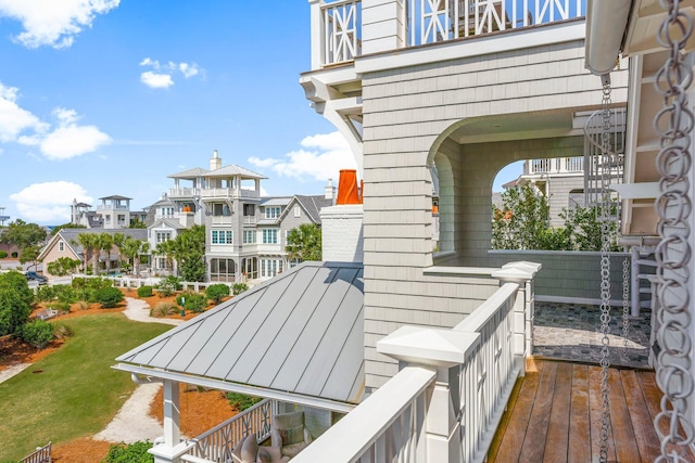 98 Compass Point Way, Inlet Beach, FL 32461 - view of wooden terrace