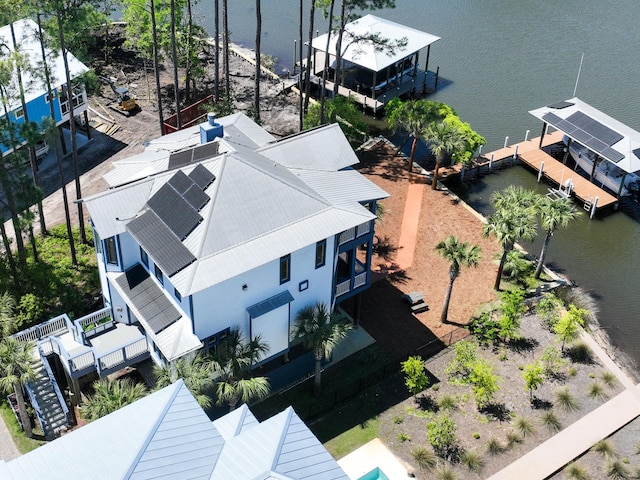 182 My Way, Santa Rosa Beach, FL 32459 - aerial view featuring a water view