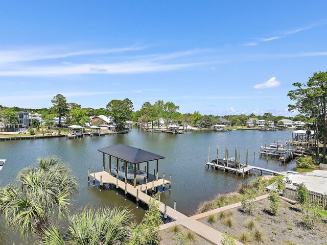 182 My Way, Santa Rosa Beach, FL 32459 - view of dock featuring a water view