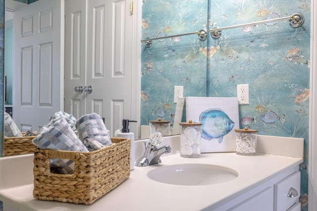 17545 Front Beach Rd Unit 1507, Panama City Beach, FL 32413 - bathroom featuring vanity