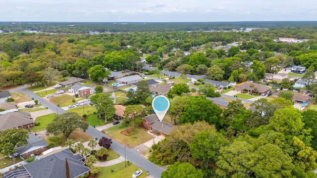 11 Birch Ave, Shalimar, FL 32579 - drone / aerial view featuring a forest view and a residential view